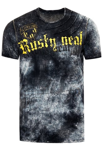Color Tie Dye Batik T-shirt with logo print