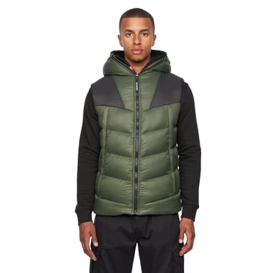 Duck and Cover Heren Raymax Gilet (Donkere Olijf)
