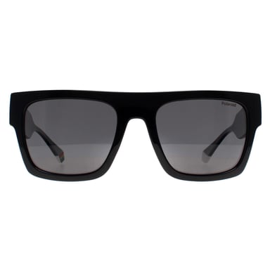 Polaroid Rechthoek Unisex Zwart Grijs Gepolariseerd PLD 6224/S/X