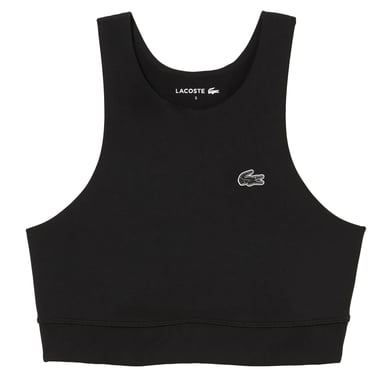 Lacoste Womens/Ladies Recycled Polyamide Quick Dry Sports Bra (Black)