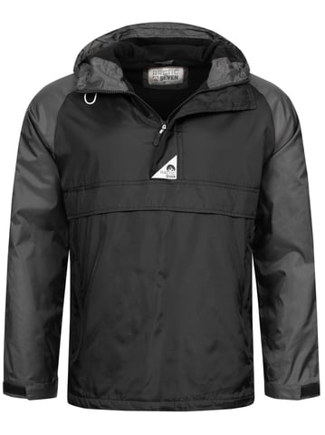 Arctic Seven regenjas voor heren – zwart-donkergrijs
