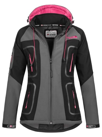 Arctic Seven Women's Softshell Jacket Darkgrey-Black