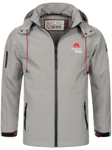 Arctic Seven Men's Softshell Jacket Light Grey