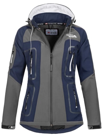 Arctic Seven Women's Softshell Jacket Grey-Navy
