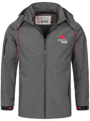 Arctic Seven Men's Softshell Jacket Dark Grey