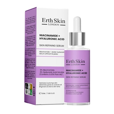 NIACINAMIDE + HYALURONIC ACID SKIN REFINING SERUM 30ml