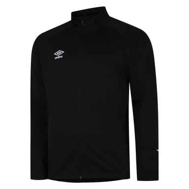 Umbro Mens Total Training Knitted Track Jacket (Black/White)