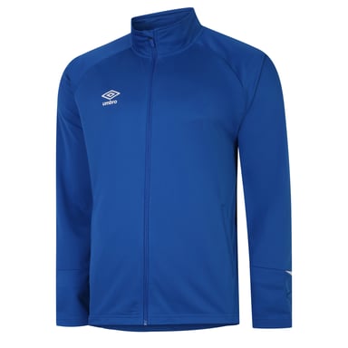 Umbro Mens Total Training Knitted Track Jacket (Royal Blue/White)