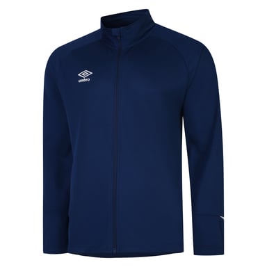 Umbro Mens Total Training Knitted Track Jacket (Navy/White)