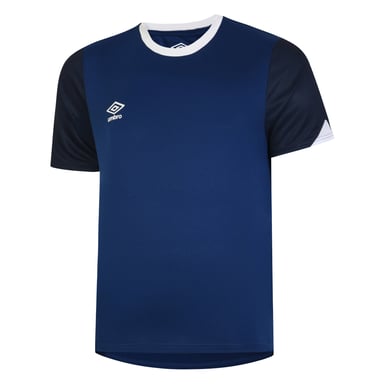 Umbro Mens Total Training Jersey (Navy/Dark Navy/White)