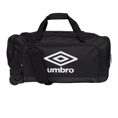 Umbro Duffeltas op wielen (Zwart/Wit)
