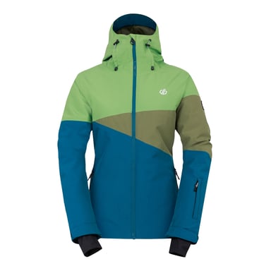 Dare 2B Womens/Ladies Ice III Ski Jacket (Piquant Green/Moroccan Blue)