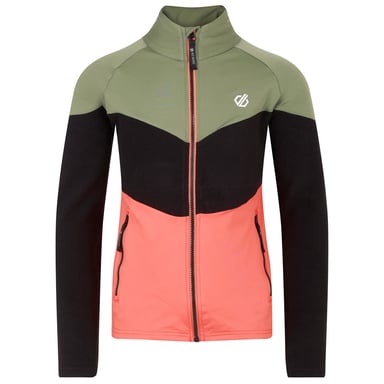 Dare 2B Childrens/Kids Emergent III Core Stretch Midlayer (Olivine Green/Black)