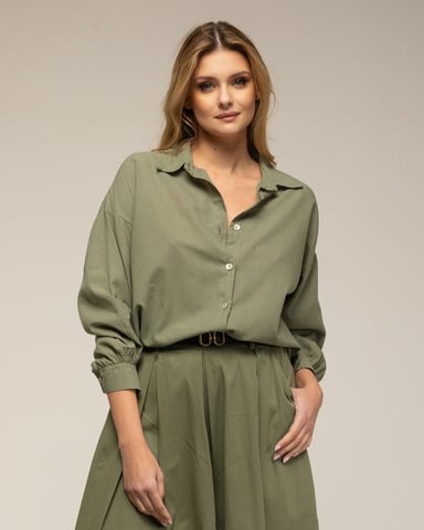 Camisa de algodón oversize