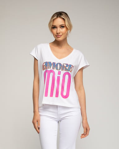 Camiseta "amore mio "