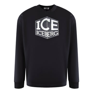 Ice Iceberg Cubed Logo Svart Tröja