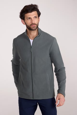 Mountain Warehouse Mens Camber Fleece Jacket (Khaki Green)