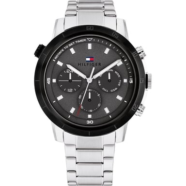 Tommy Hilfiger Troy Men's Silver Watch 1792106
