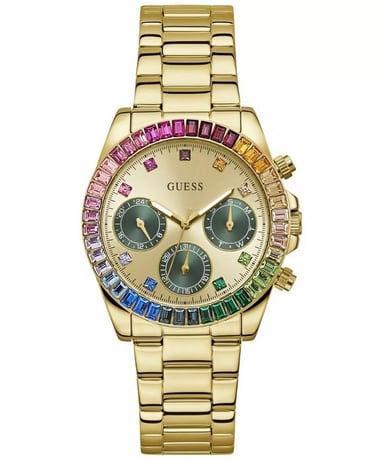 Guess Halo Women's Gold Watch GW0690L4