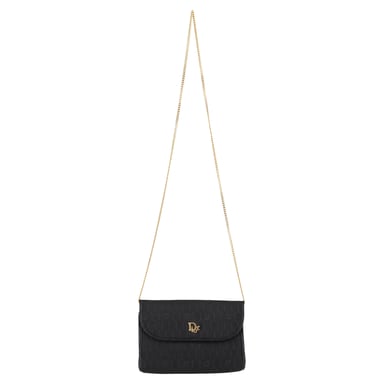 Dior Trotter kedjeväska i svart canvas