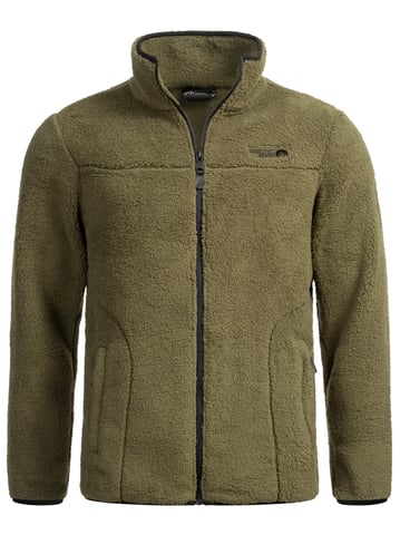 Arctic Seven Men's Sherpa Fleece Jacket – Warm Outdoor Jacket with Zipper – Olive