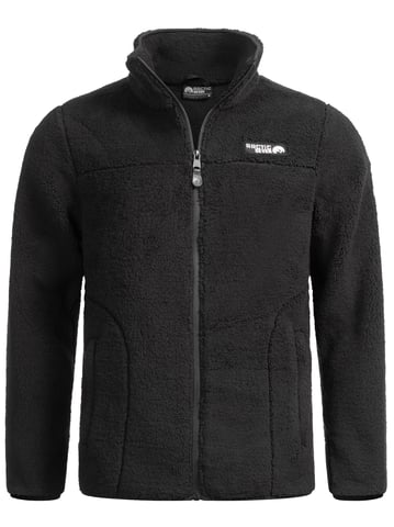 Arctic Seven fleecejas voor heren – Warme outdoorjas met rits – Zwart