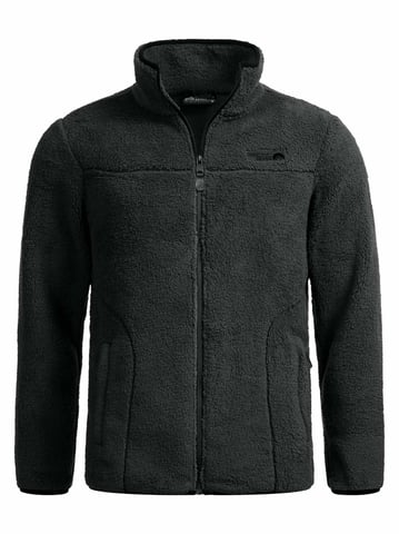 Arctic Seven fleecejas voor heren – Warme outdoorjas met rits – Antraciet