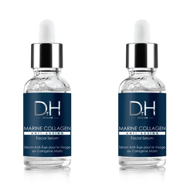 Dr H Marine Collagen Facial Serum 30ml x 2 Duo Pack