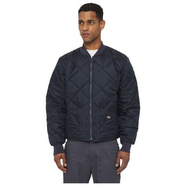Dickies Diamond Heren Blauw Gequilt Jacket