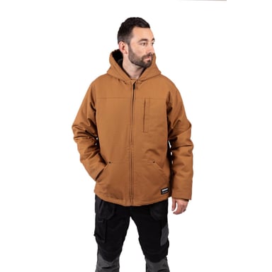 Caterpillar Huva Sherpa Fodrad Herr Bronzer Fleecejacka