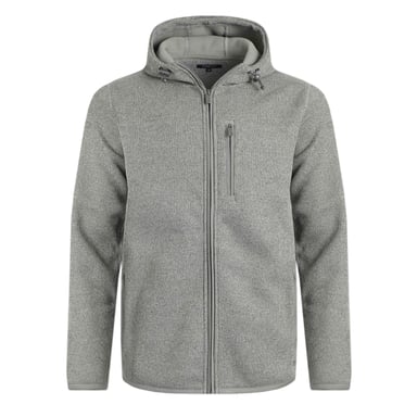 Weird Fish Mens Lockie Bonded Full Zip Fleece Jacket (Limestone)