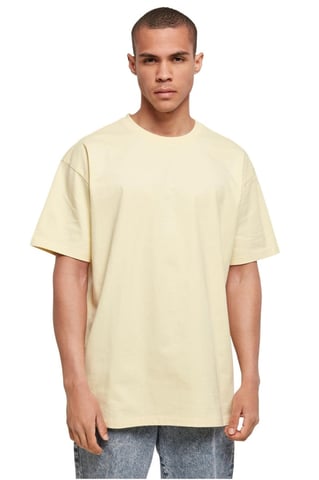 Zwaar oversized T-shirt - zacht geel