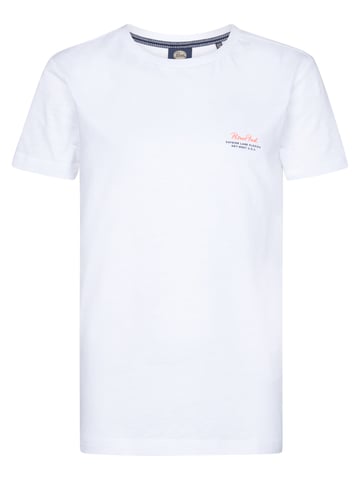 Petrol Industries - Back Print T-shirt Tealshore Boys - White