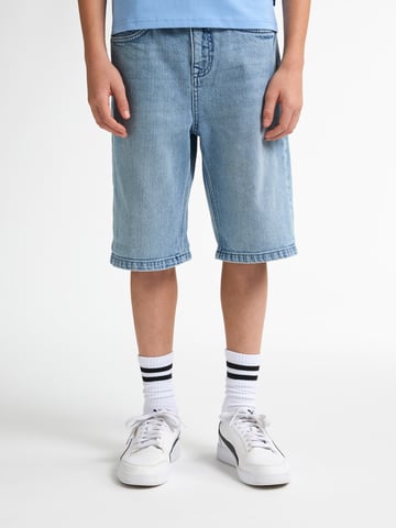 Petrol Industries - Lenox Loose Fit Denim Shorts Papaya Boys - Blue