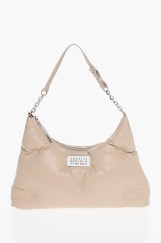 MM11 Quilted Leather GLAM SLAM Hobo Bag in Pink