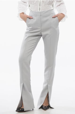 Split Ankle CORPORATE TECH Pants in Gray