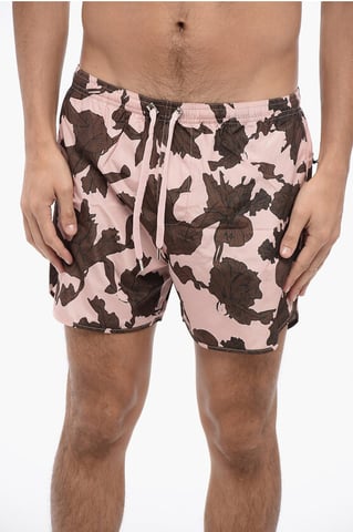 BOLD FLOWERS SWIM SHORTS