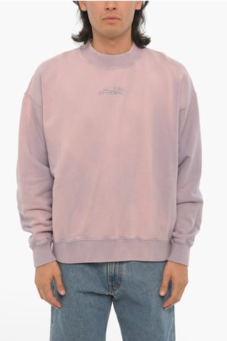 Soli Color LAUNDRY Crew-neck Sweatshirt in Violet