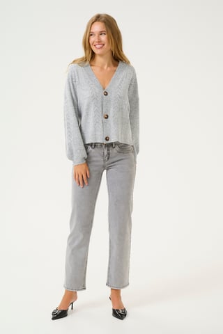 Knitted cardigan Straight fit