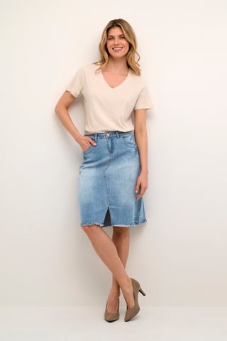 Denim skirt A-shape