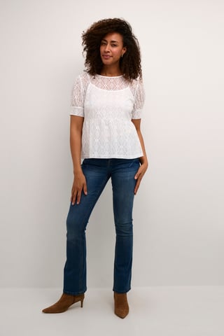 Blouse with short sleeve Feminine Silhouette