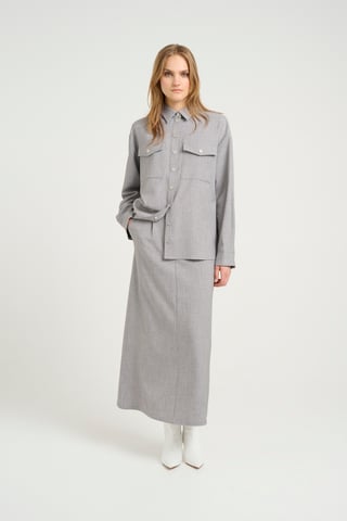 Shirt met lange mouwen Oversize fit grey
