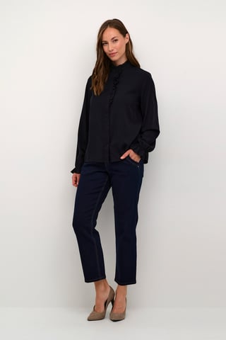 Overhemd met lang mouwen Straight fit black