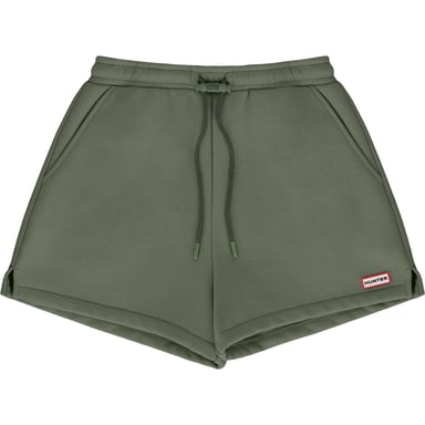 Hunter Lunan Katoenen Dames Groene Middenlange Shorts
