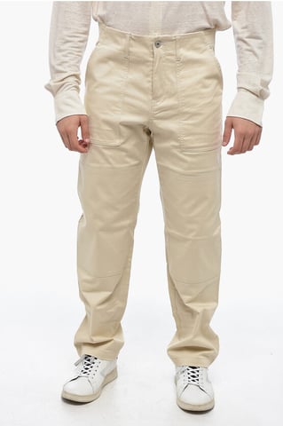 Cotton CROSS Chinos Pants in Beige
