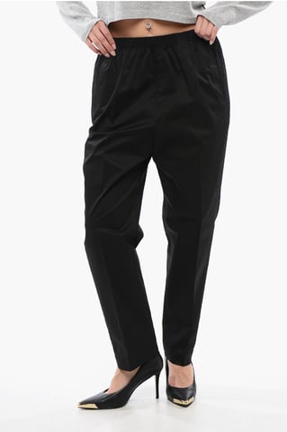 Stretch Waist MILITARY Chino in Black