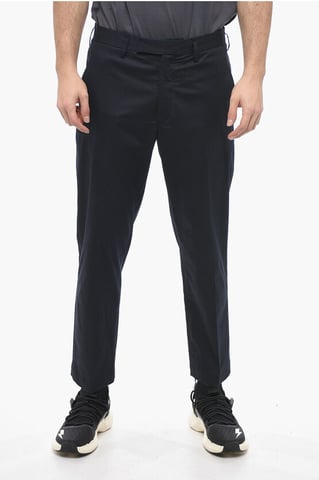 Slim Fit JAMIE Pants with Belt Loops in Blue