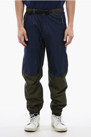 Two-toned SPRINGER Pants in Blu, Verde