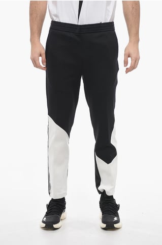 Skinny Fit MODERNIST Sweatpants with Contrasting Details in Black