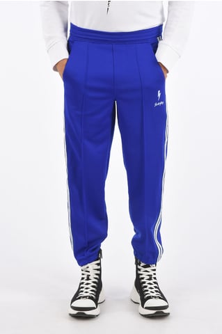 Low Rise Easy Fit SLAYDE Jogger Pants in Blue